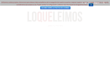 Tablet Screenshot of loqueleimos.com